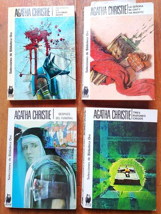 LOTE 4 LIBROS AGATHA CHRISTIE