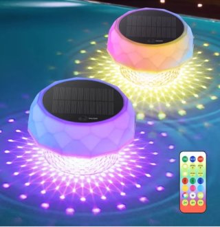 2 Luces Solares LED para Piscina