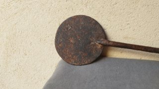 Juego de chimenea antiguo