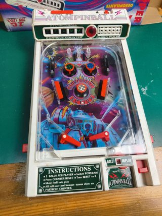 Atom Flipper Juego Pinball Antiguo