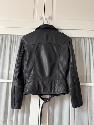 Cazadora Biker Massimo Dutti Azul