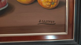 Cuadro Bodegón J. Lluyot
