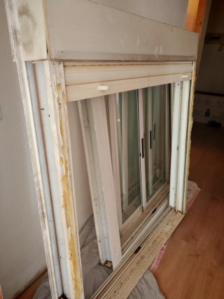 3 Ventanas Aluminio Blancas