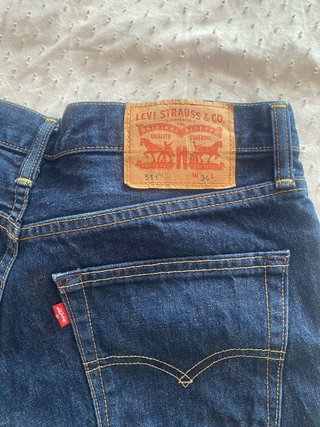 Pantalón corto Levi's hombre azul