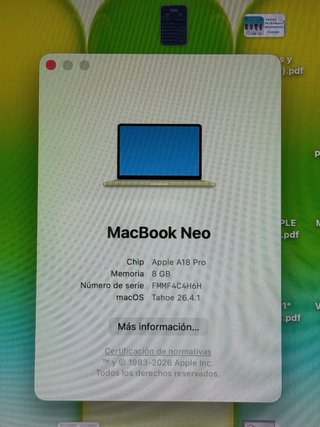Macbook A18 Pro 512GB Touch ID