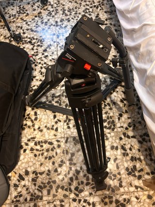 Tripode Manfrotto 525MVB+Rotula 503+2 Fundas+cam