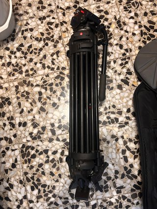 Tripode Manfrotto 525MVB+Rotula 503+2 Fundas+cam