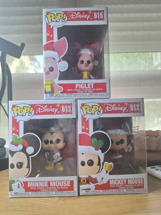 Funko Pop Disney Navideños (3 Figuras)