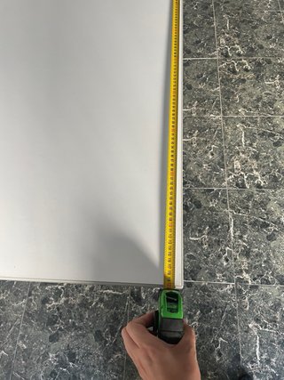 Mesa plegable IKEA blanca