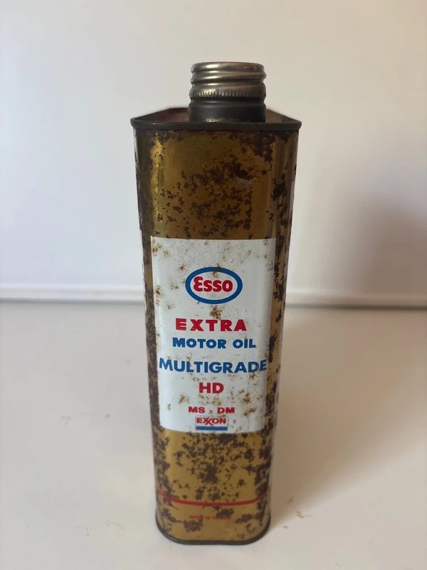 Lata Aceite Esso Extra Motor Oil Años 70