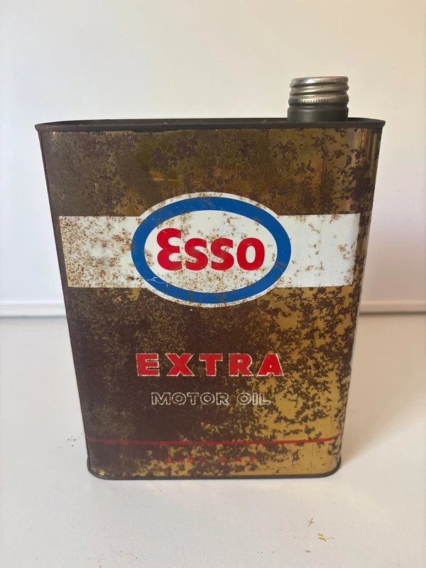 Lata Aceite Esso Extra Motor Oil Años 70