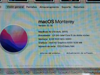 Macbook Air 2017 Plata