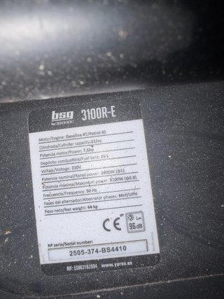 Generador Eléctrico Gasolina