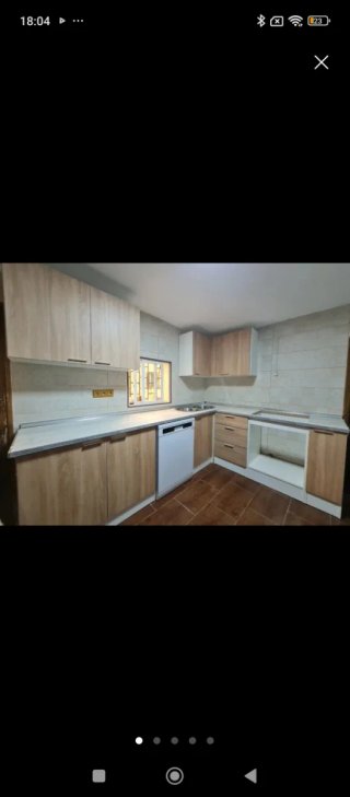 Muebles de cocina madera y metal