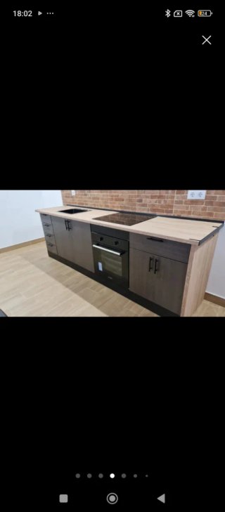 Muebles de cocina madera y metal