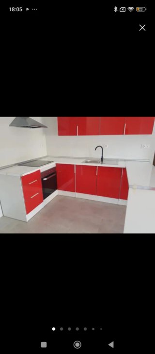 Muebles de cocina madera y metal