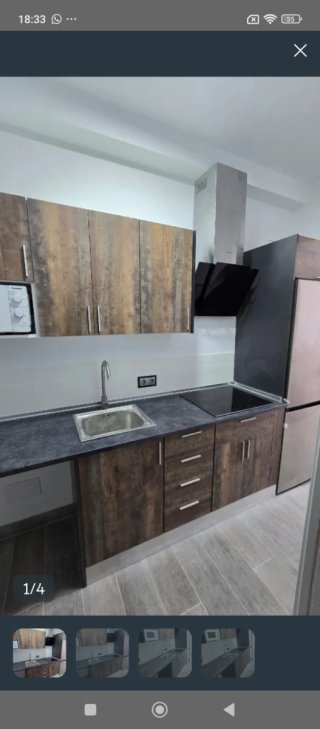 Muebles de cocina madera y metal