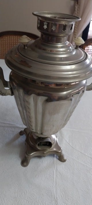 Samovar Ruso Plata Antigua