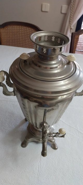 Samovar Ruso Plata Antigua