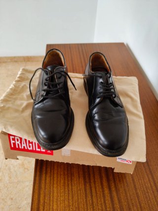 Zapatos Camper Negros Cordones Hombre, talla 38-39