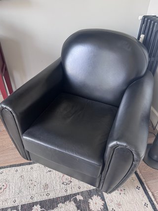 2 Sillones de Cuero Marrón