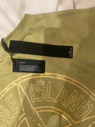 Camiseta Stone Island Verde Talla S