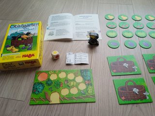 Juego de memoria Haba Obstgarten
