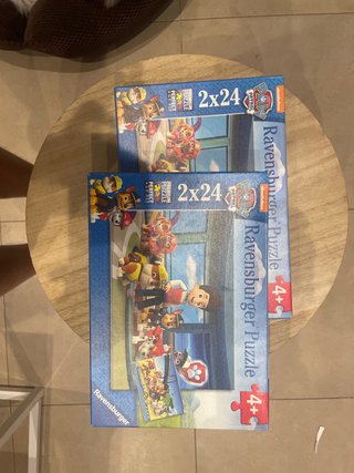 2 Cajas Vacías Puzle Patrulla Canina Ravensburger