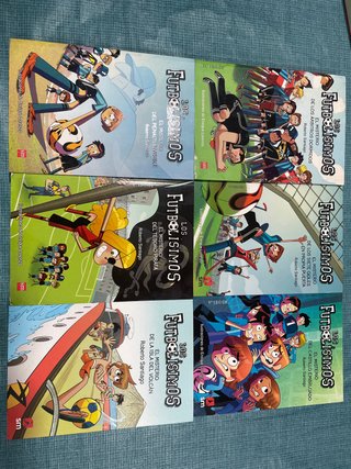 Lote 6 libros Los Futbolísimos