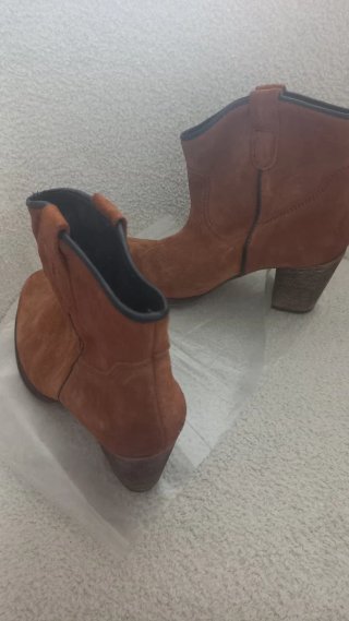 Botines ante marrón Marypaz