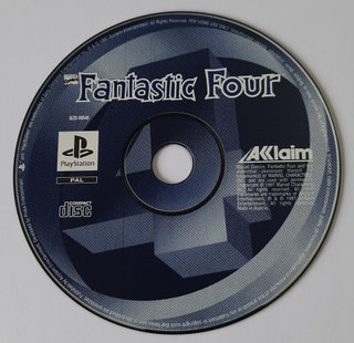 Fantastic Four (PSX, 1997, sólo disco)