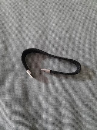 Pulsera cuero trenzado Massimo Dutti
