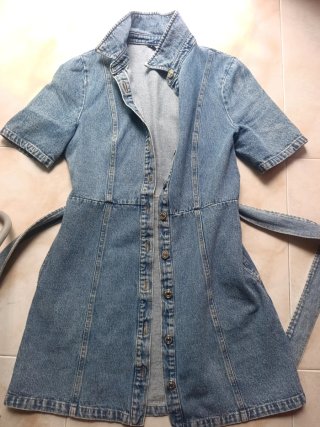 Vestido vaquero corto