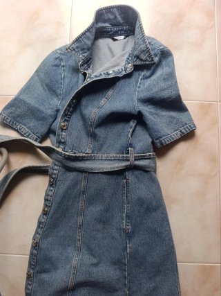 Vestido vaquero corto