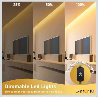 Tira LED Lamomo 30m 3000K Blanca Cálida