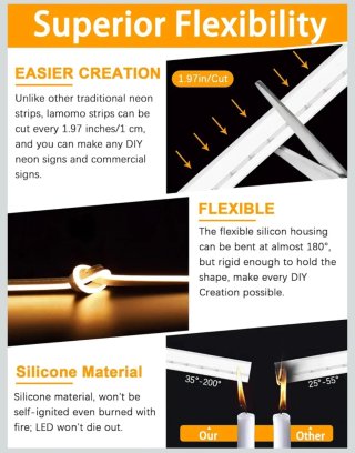 Tira LED Lamomo 30m 3000K Blanca Cálida