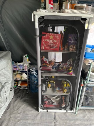 Mueble de camping plegable