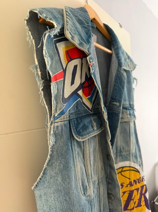 Chaleco Vaquero NBA Bershka