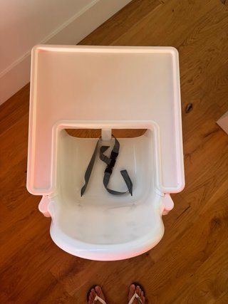 Trona blanca de IKEA