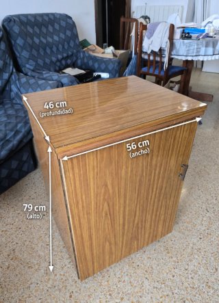 Máquina de coser Singer 316G con mueble y pedal