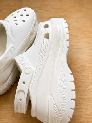 Crocs Mega Crush Clog Blancas Talla 43-44