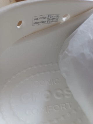 Crocs Mega Crush Clog Blancas Talla 43-44