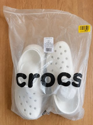 Crocs Mega Crush Clog Blancas Talla 43-44
