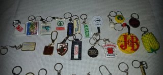 Lote 48 llaveros variados