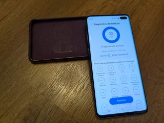 Samsung S10+ 128GB Negro + Funda Spigen Onix