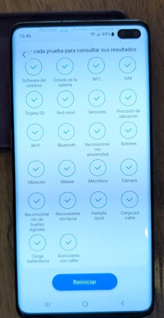 Samsung S10+ 128GB Negro + Funda Spigen Onix