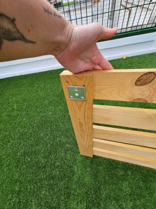 Cabecero de madera estilo palet