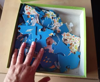 Puzzle Mapa del Mundo Playtive 50 Piezas 4+