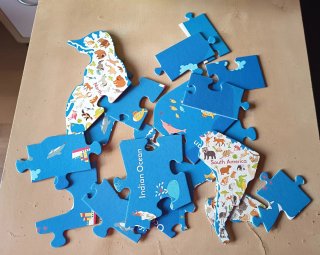 Puzzle Mapa del Mundo Playtive 50 Piezas 4+