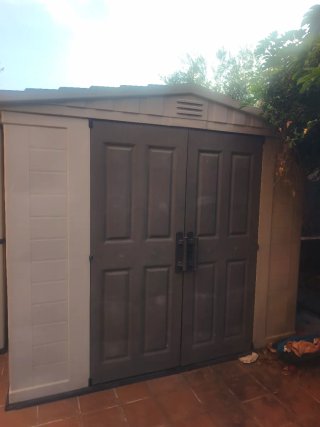 Caseta de jardín de PVC